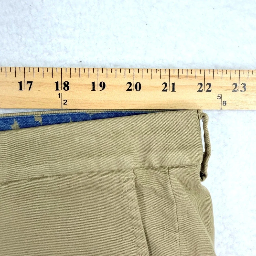 Tommy Bahama Boracay Chino Shorts Mens‎ 42 Tan Khaki Stretch Pima Cotton Blend